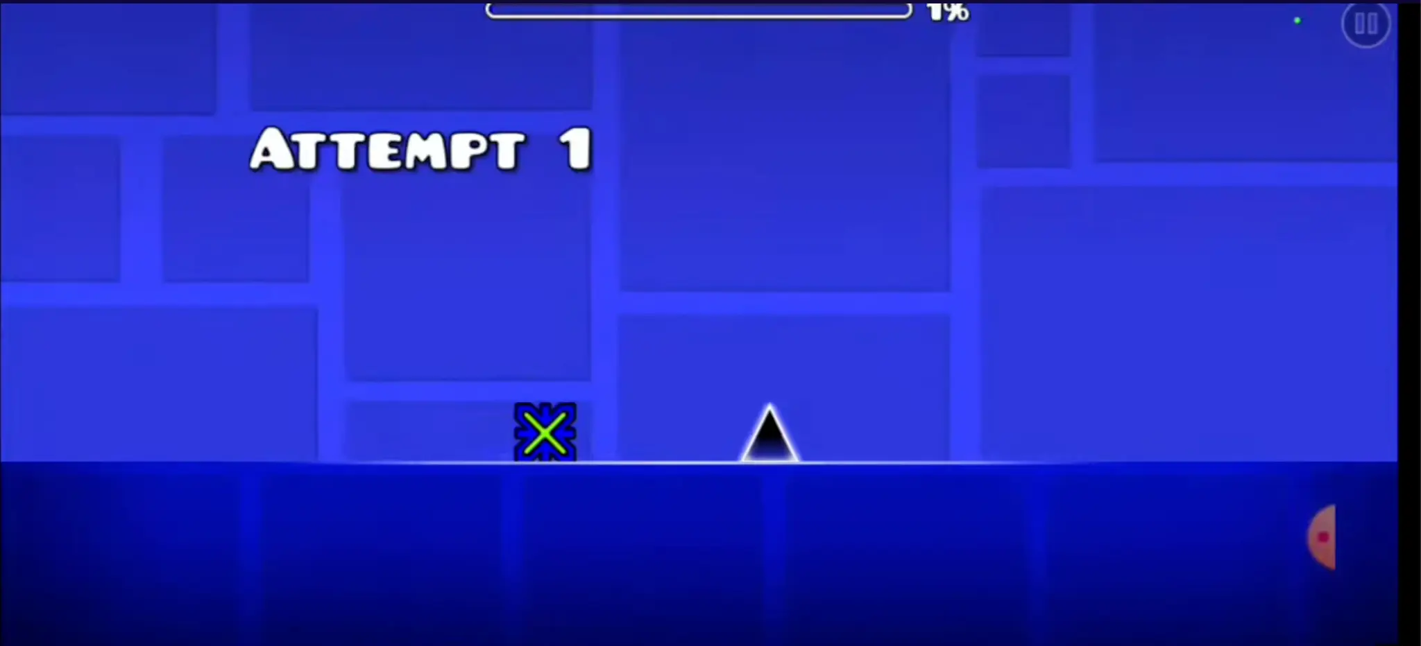 Geometry Dash Lite Gameplay - Blue-Themed Level